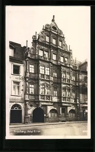 AK Heidelberg / Neckar, Hotel Ritter