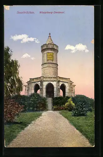 AK Saarbrücken, Winterberg-Denkmal