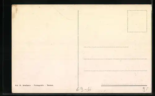 AK Padova, Cura delle Terme di S. Pietro Montagoni, Mann nimmt ein Schlammbad