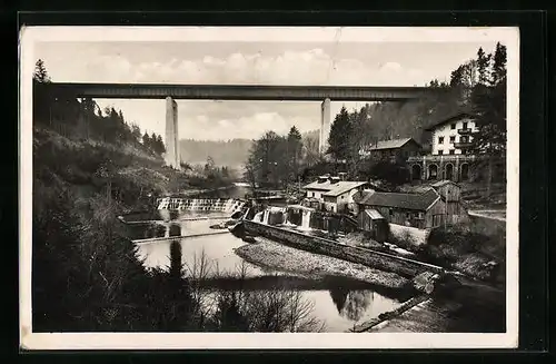 AK Mangfallbrücke der Reichsautobahn München-Salzburg