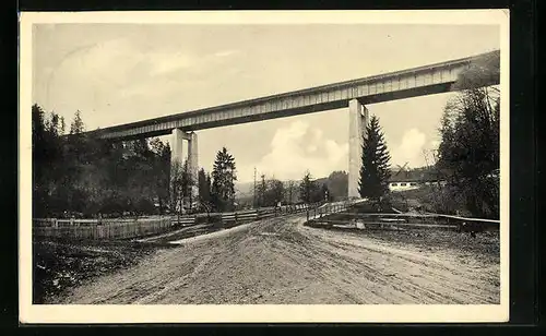 AK Mangfallbrücke der Reichsautobahn München-Salzburg