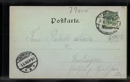 Mondschein-AK Freiburg i. B., Gesamtansicht