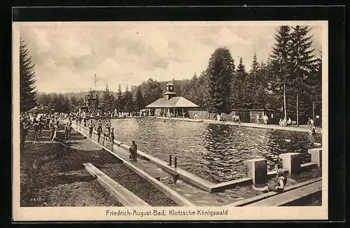 AK Klotzsche, Friedrich-August-Bad im Priessnitzgrund