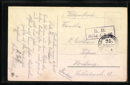 AK Ostergruss mit Glocke und Weidenkätzchen