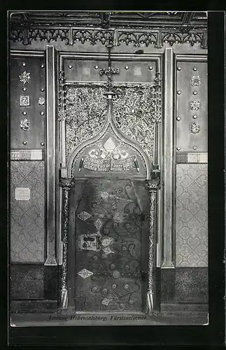 AK Salzburg, Festung Hohen-Salzburg, Fürstenzimmer