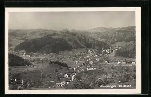 AK Oberwangen-Dussnang, Totale aus der Luft gesehen