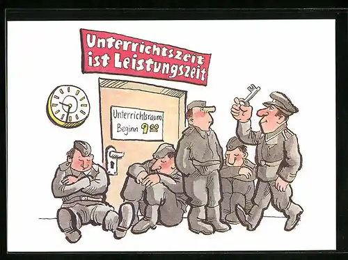 AK Unterrichtszeit ist Leistungszeit, NVA