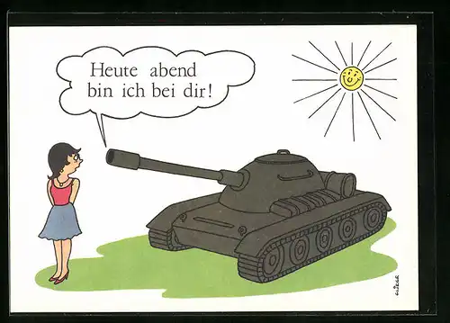AK Heute abend bin ich bei dir!, Panzer der NVA
