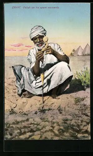 AK Ägypten, Fellah on his spare moments