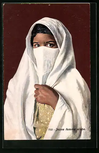 Künstler-AK Jeune femme arabe