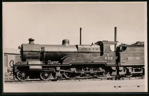Fotografie Eisenbahn Gross Britannien, Dampflok Nr. 938, Tender-Lokomotive