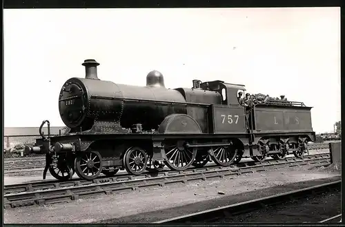 Fotografie unbekannter Fotograf, Ansicht Bedford, Eisenbahn Gross Britannien, Dampflok Nr. 757, Tender-Lokomotive
