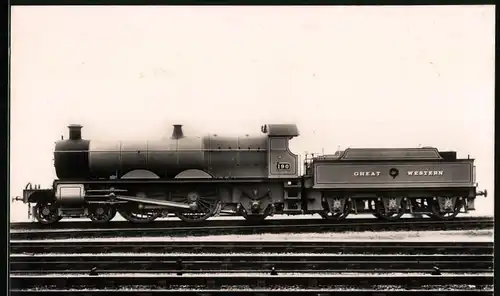 Fotografie Eisenbahn Gross Britannien, Dampflok Nr. 190, Great Western Tender-Lokomotive