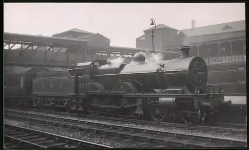 Fotografie unbekannter Fotograf, Ansicht Nottingham, Eisenbahn Gross Britannien, Dampflok Nr. 1033 im Bahnhof