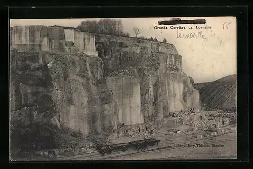 AK Lérouville, Grande Carriere de Lorraine, Steinbruch