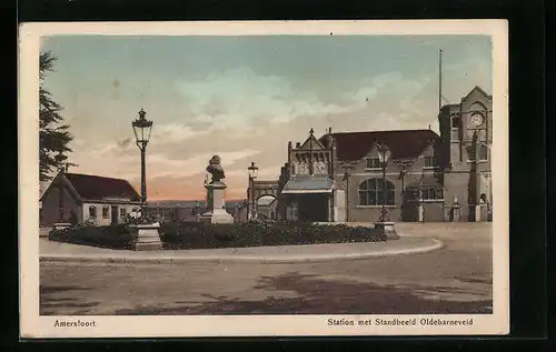 AK Amersfoort, Station met Stationsplein