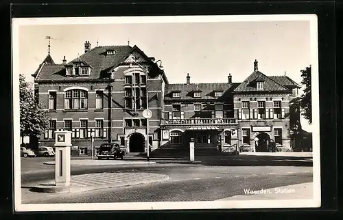 AK Woerden, Station, Bahnhof