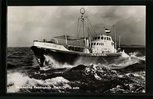 AK Terschelling, Reddingboot - Carlot - in actie, Seenotrettung