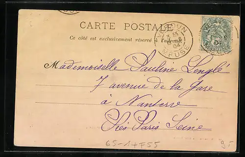 AK Verdun, La Gare - Vue interieure