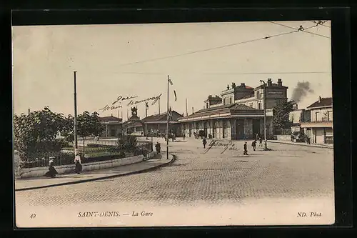 AK Saint-Denis, La Gare