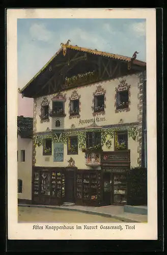 AK Gossensass, Museum altes Knappenhaus