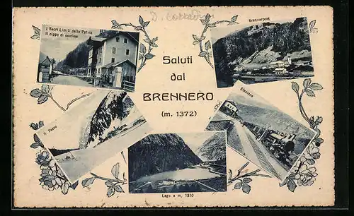 AK Brennero, Sacri Limiti della Patria, Brennerpost, Stazione, Lago, Il Passo