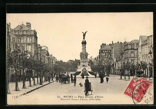 AK Reims, Place Drouet d`Erlon