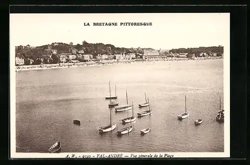 AK Val-André, Vue générale de la Plage