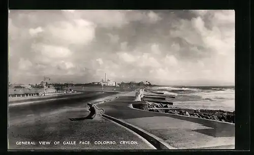 AK Colombo, General view of Galle face