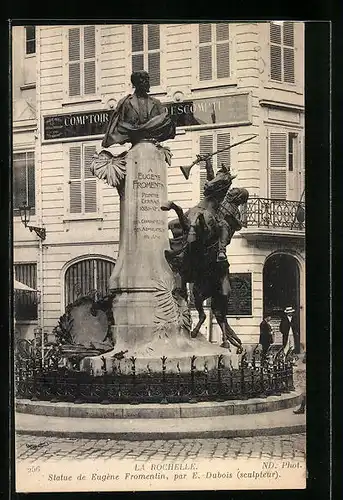 AK La Rochelle, Statue de Eugène Fromentin