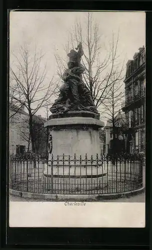 AK Charleville, Monument, Ardennais