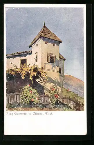 AK Barbian /Eisacktal, Ansitz Liebenrain, Blick zum Turm