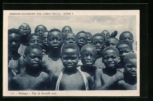 AK Kiniama, Tipi di fanciulli neri, afrikanische Kinder