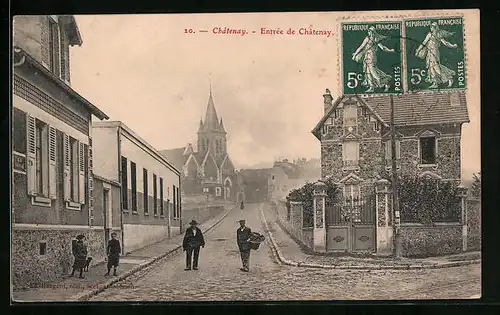 AK Chatenay, Entrée de la ville