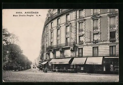 AK Asnières, Rue Denis Papin