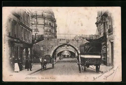 AK Asnières, Les deux Voutes