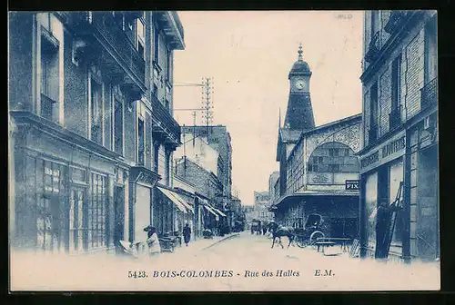 AK Bois-Colombes, Rue des Halles