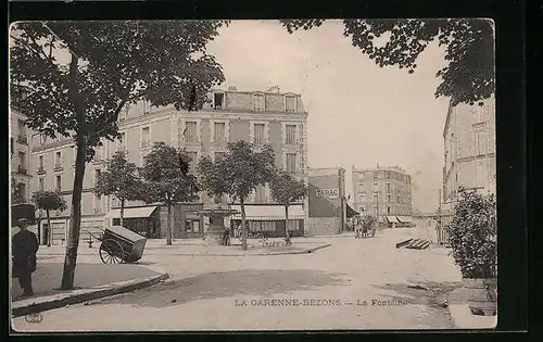 AK La Garenne-Bezons, La Fontaine