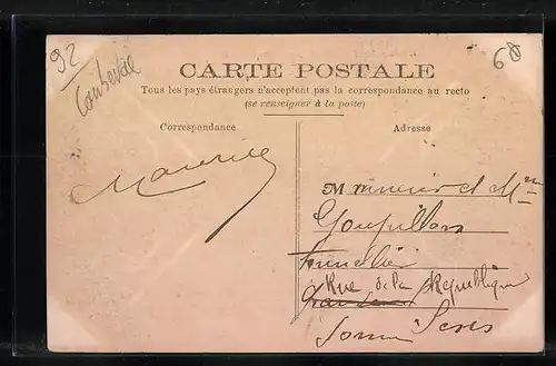 AK Bécon-les-Bruyères, Avenue des Bruyères