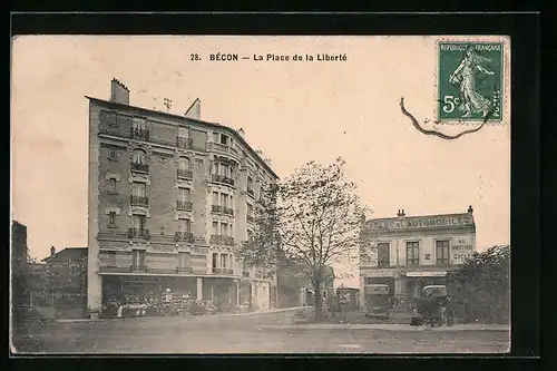 AK Bécon, La Place de la Liberté