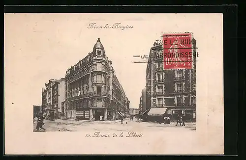 AK Bécon-les-Bruyères, Avenue de la Liberté