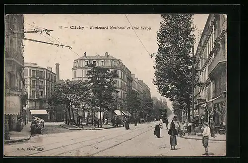 AK Clichy, Boulevard National et Rue Leroy