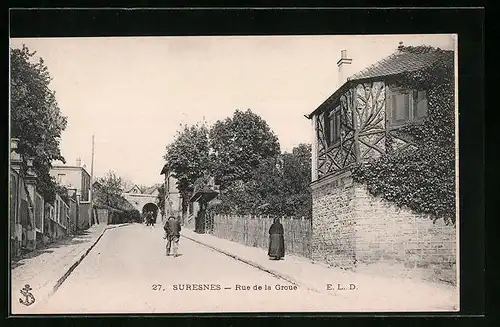 AK Suresnes, Rue de la Groue, Strassenpartie