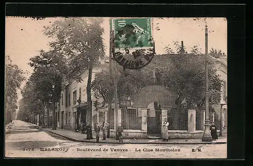 AK Malakoff, Boulevard de Vanves, Le Clos Montholon
