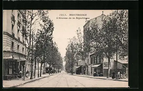 AK Montrouge, L`Avenue de la République