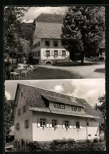 AK Altsimonswald /Schwarzw., Stabhalter-Hof Aug. Hug mit Nebengebäude