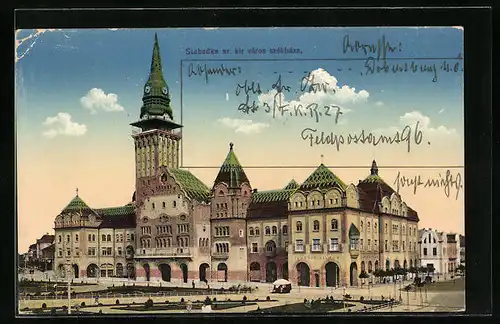 AK Szabadka, Sz. kir varos szekhaza