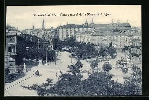 AK Zaragoza, Vista general de la Plaza de Aragón