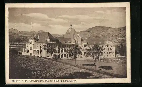 AK Brixen A. E., Städtisches Krankenhaus und Sanatorium