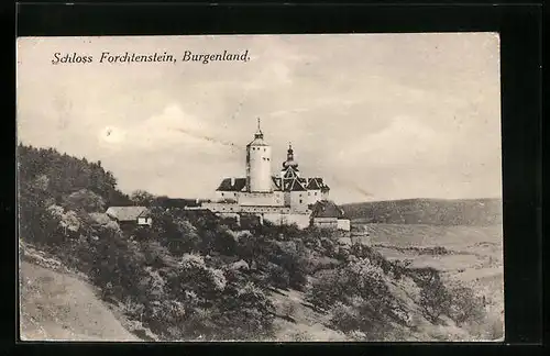 AK Forchtenstein, Blick zum Schloss